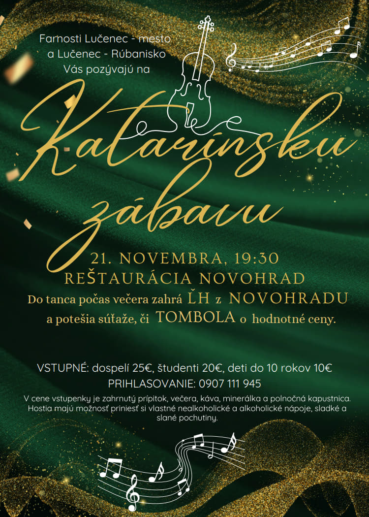 Katarínska zábava 2026 Katarínska zábava 2026